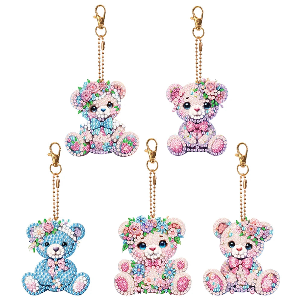 5D Diamond Painting Keychains