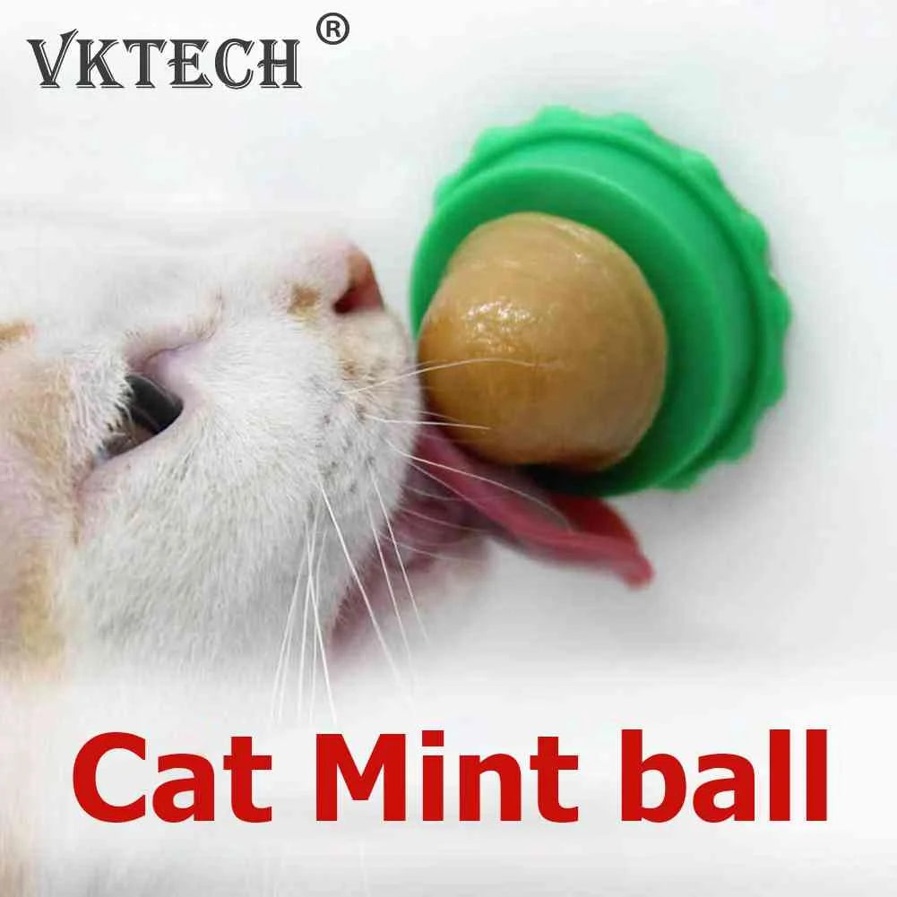 Cat Mint Ball Healthy Pet Catnip Toys - Teeth Cleaning Stick
