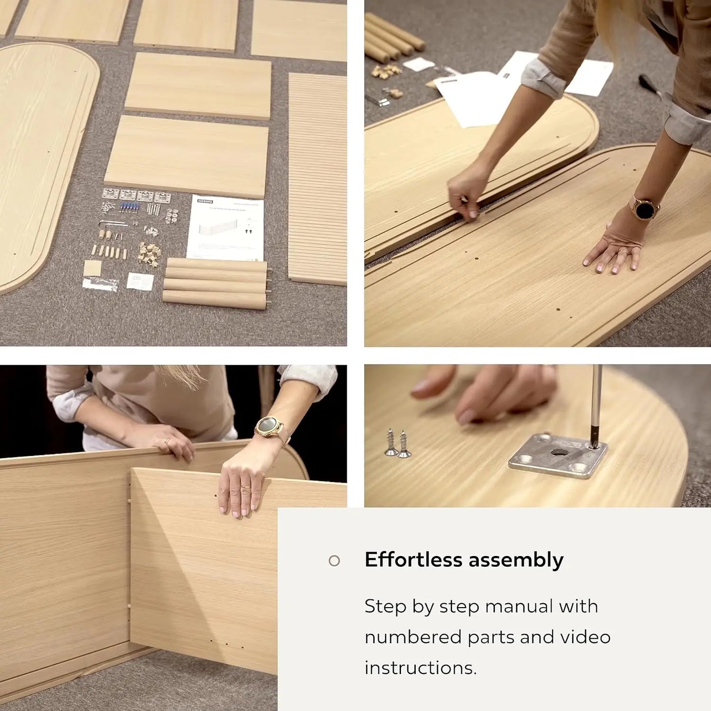 Sideboard Storage Cabinet with Doors and Shelves