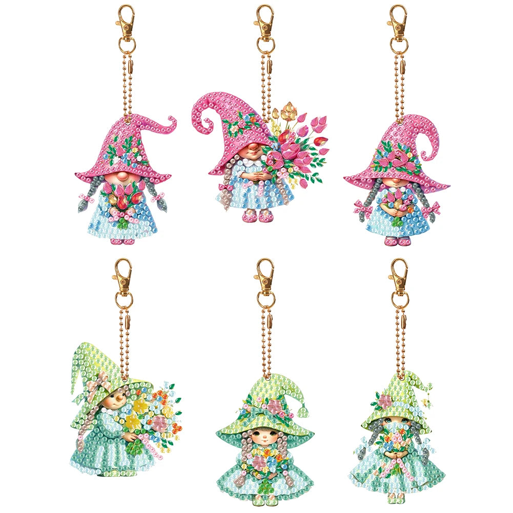 5D Diamond Painting Keychains