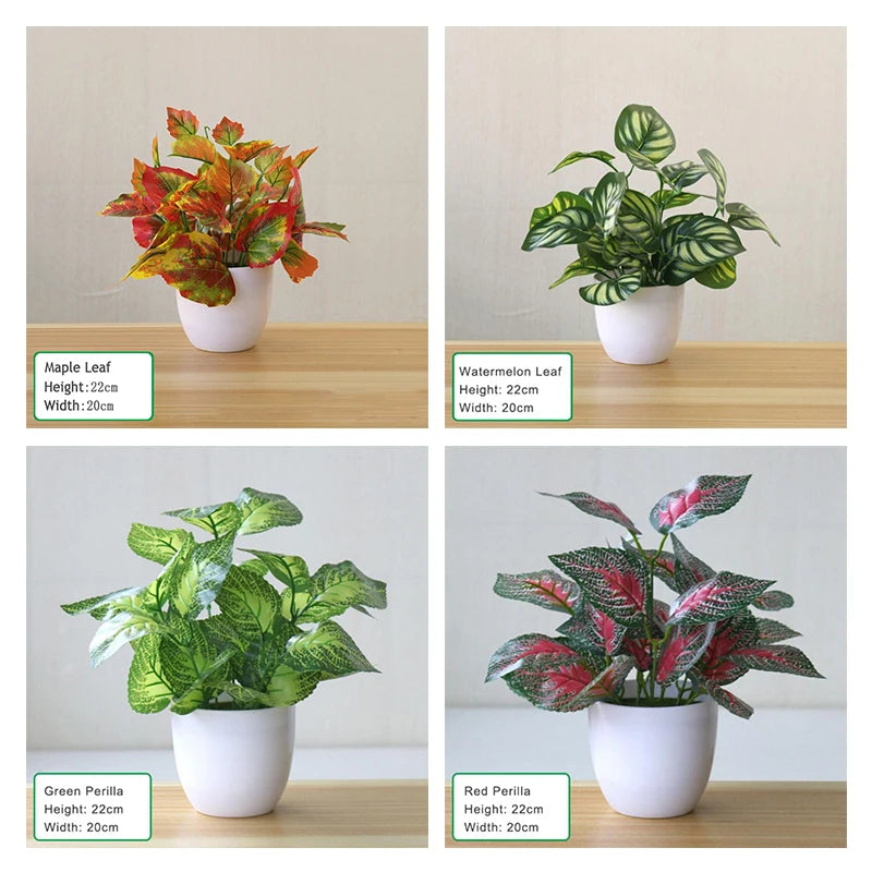 Artificial Plants Bonsai with Plant Pot