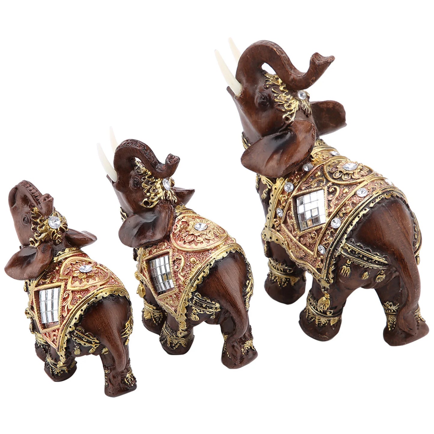 Feng Shui Elephant Sculpture – Lucky Wealth Figurine