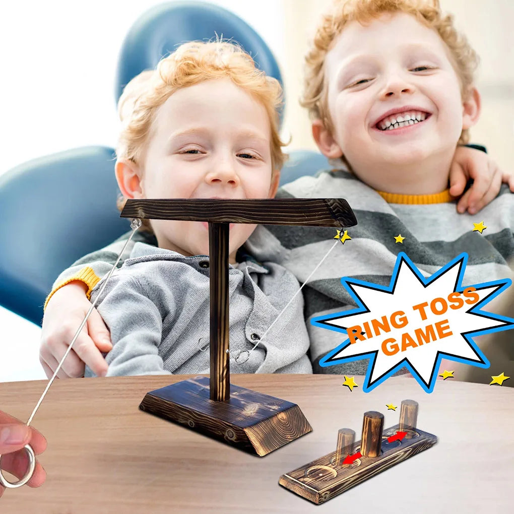 Montessori Ring Toss Wooden Party Game