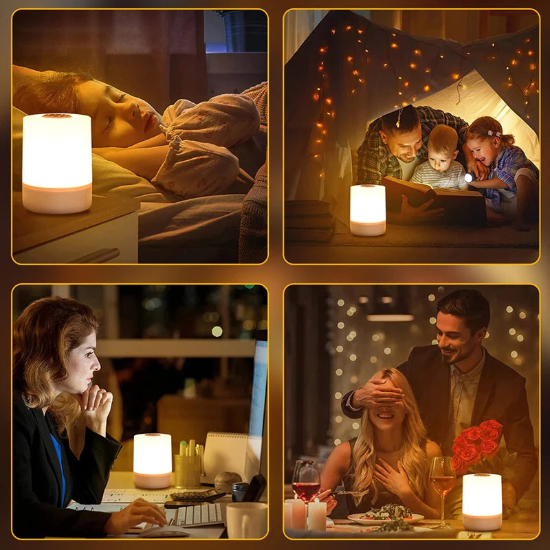 Touch Night Lamp 3 Modes Dimming