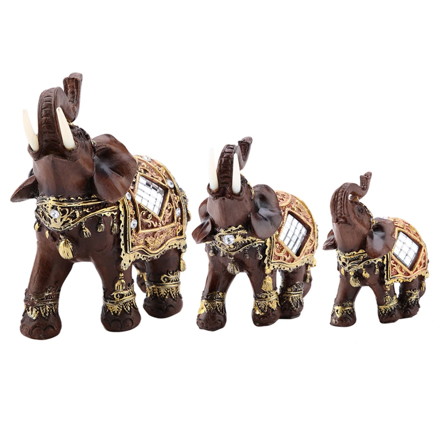 Feng Shui Elephant Sculpture – Lucky Wealth Figurine