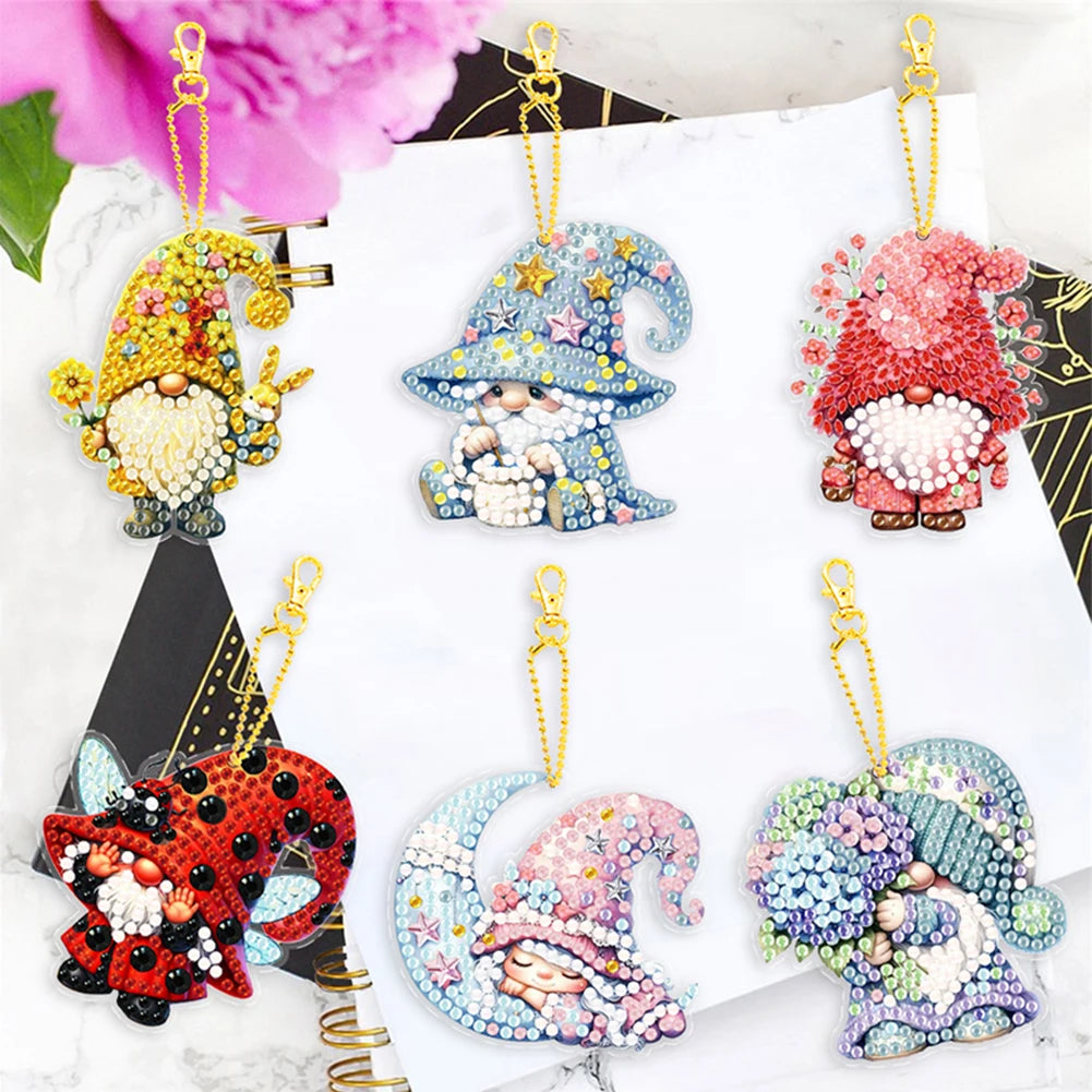 5D Diamond Painting Keychains