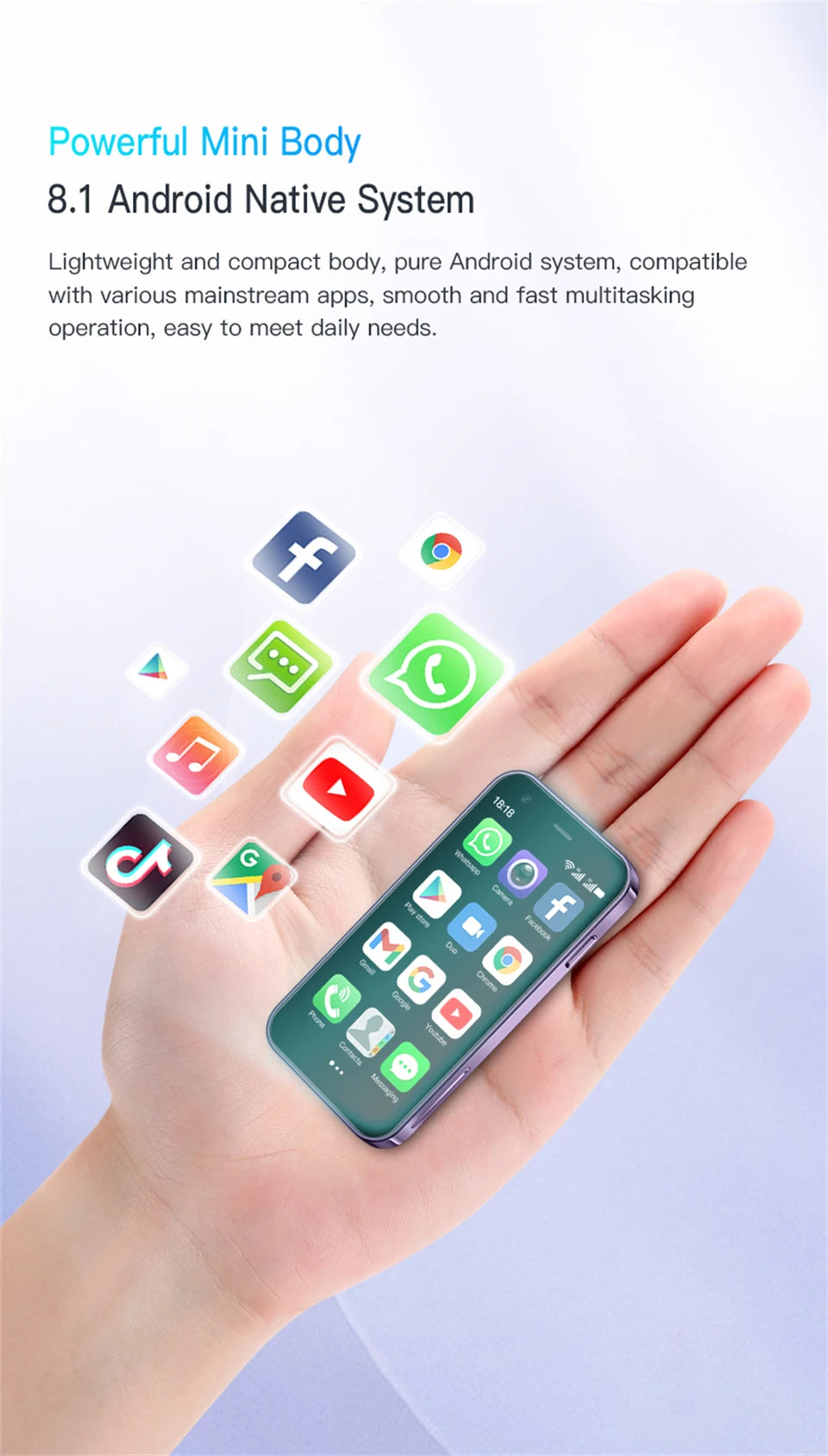 Mini Android 8.1 Smart Phone