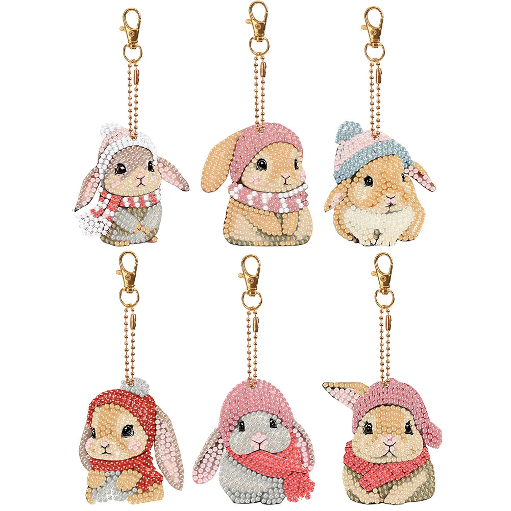 5D Diamond Painting Keychains