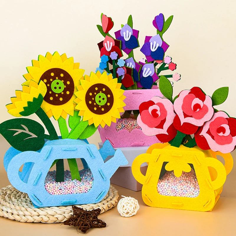 DIY Flower Toy Montessori Arts and Crafts Set