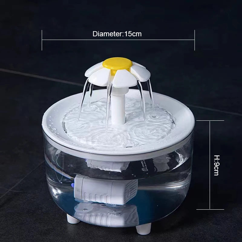 Pets Water Fountain, Auto Filter Water Dispenser