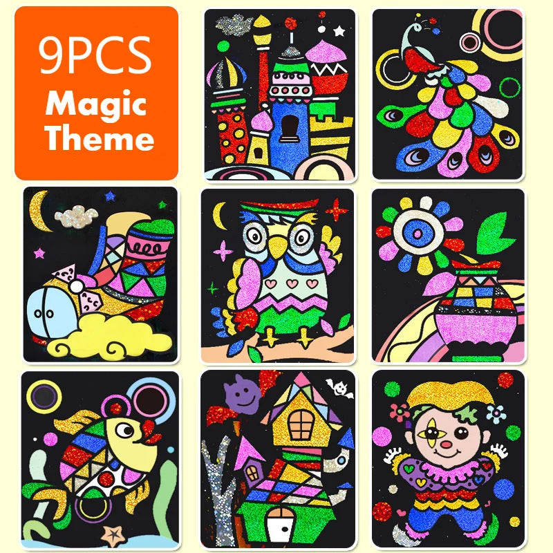 DIY Magic Transfer Painting Crafts