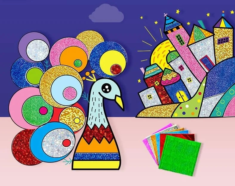 DIY Magic Transfer Painting Crafts