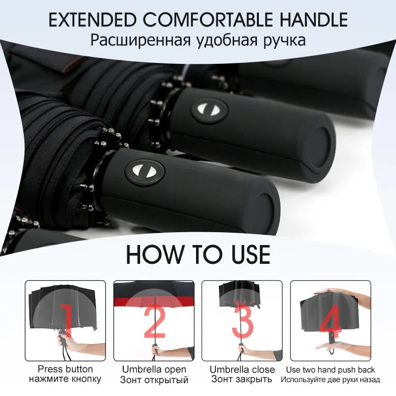 Windproof Double-Layer Fully Automatic Umbrella