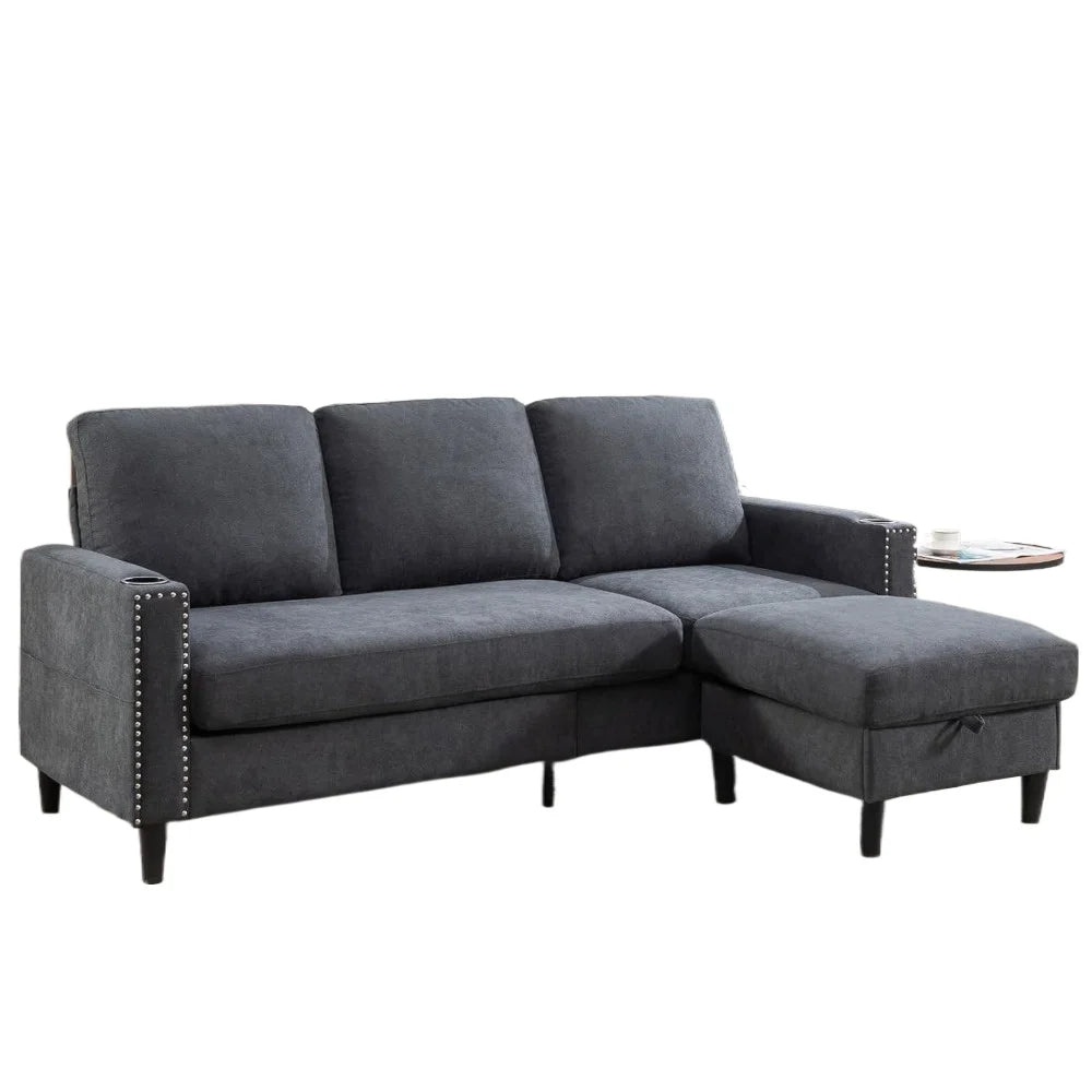 Convertible L-Shaped Sectional Couch