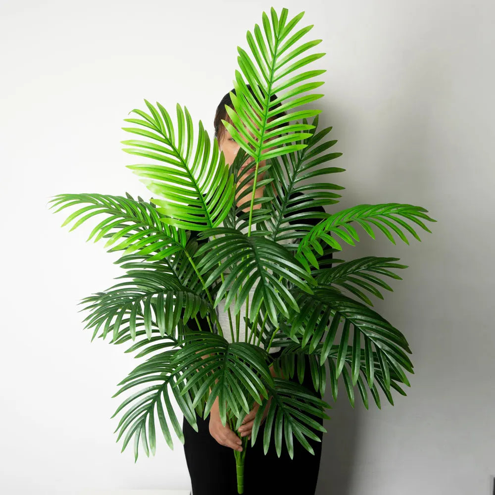 Large Artificial Palm Tree, other Tropical Plants