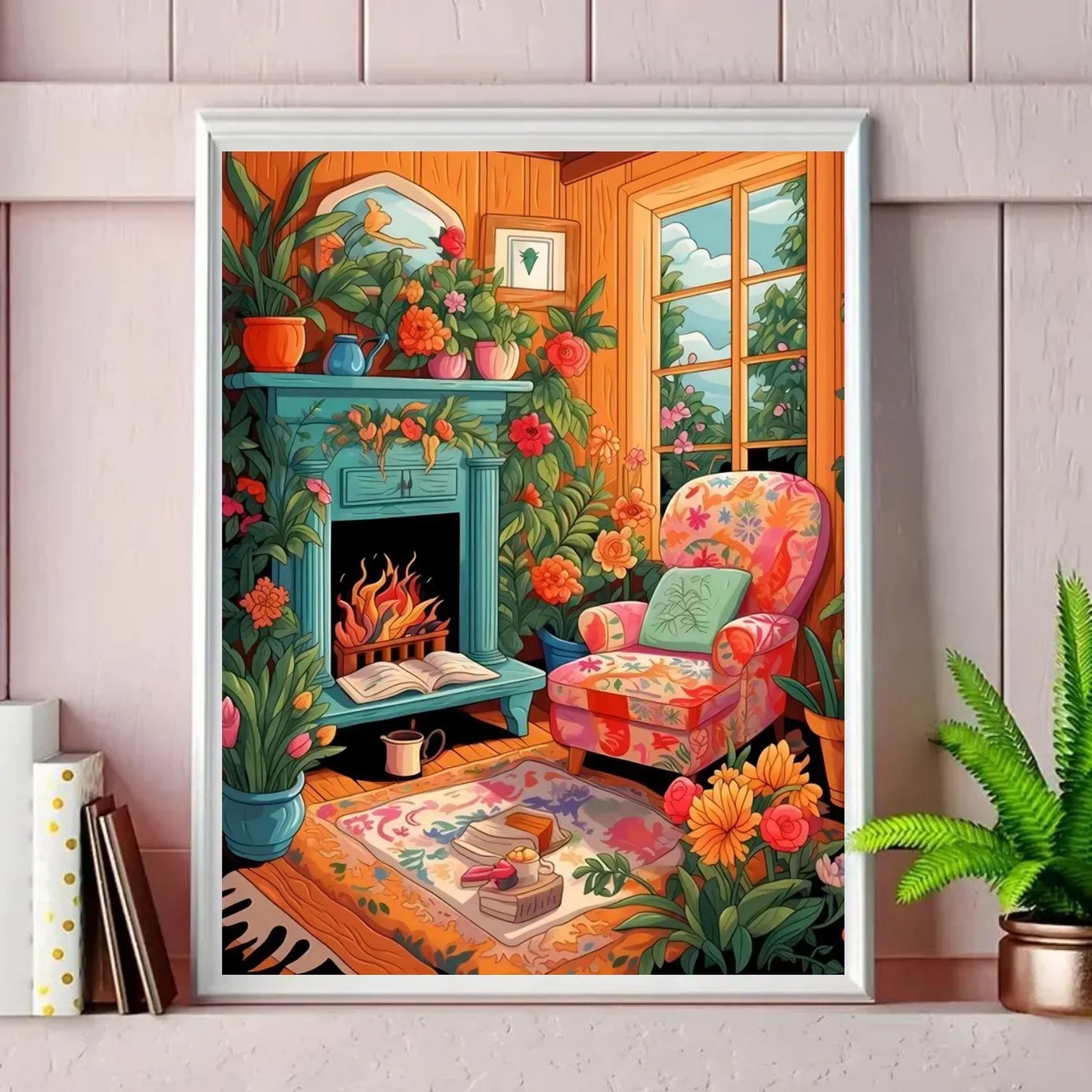 Paint by Numbers Kit for Beginner on Canvas