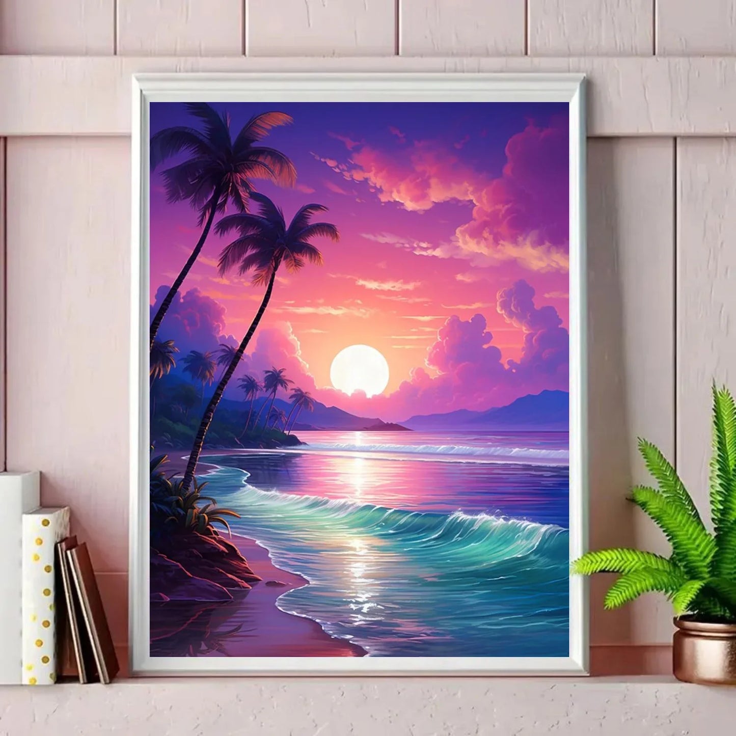 Paint by Numbers Kit for Beginner on Canvas