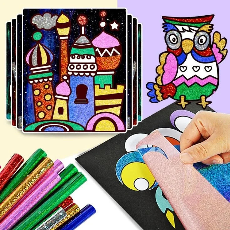 DIY Magic Transfer Painting Crafts