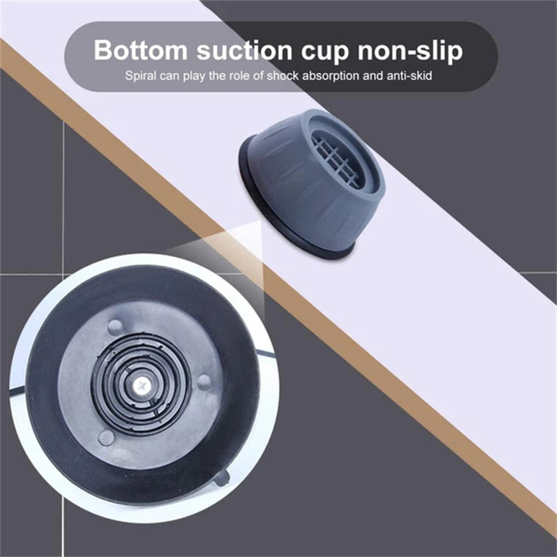 4 Pcs Rubber Anti Vibration Feet