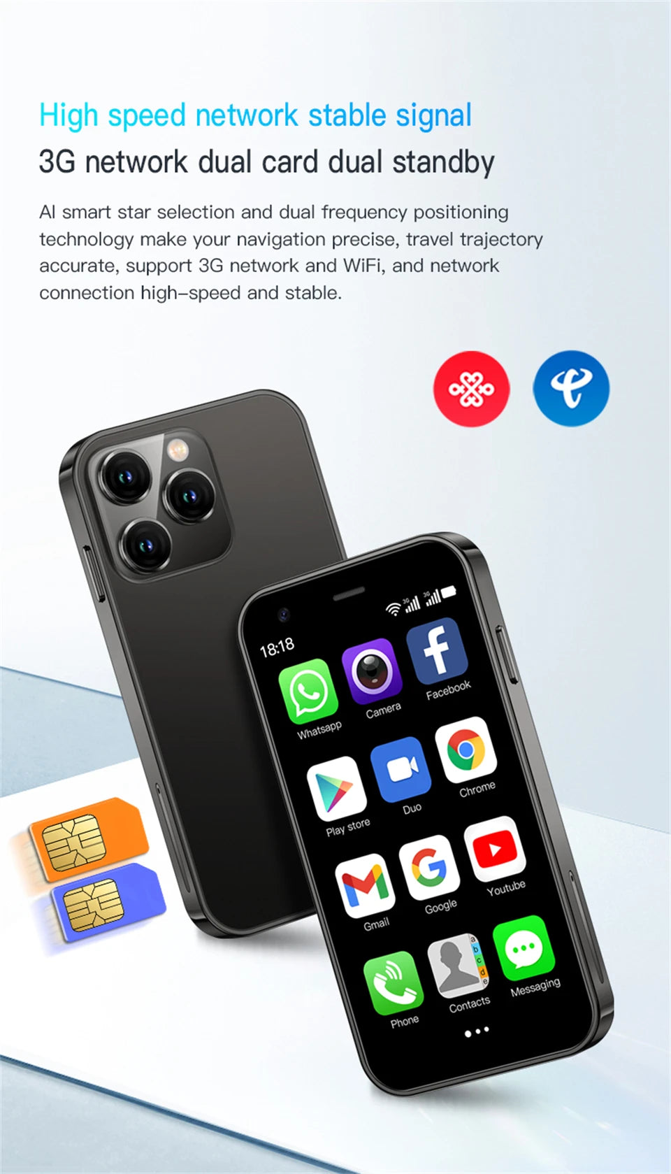 Mini Android 8.1 Smart Phone