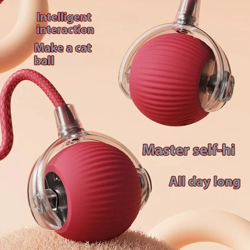 Interactive Plush Teasing Cat Toy Ball