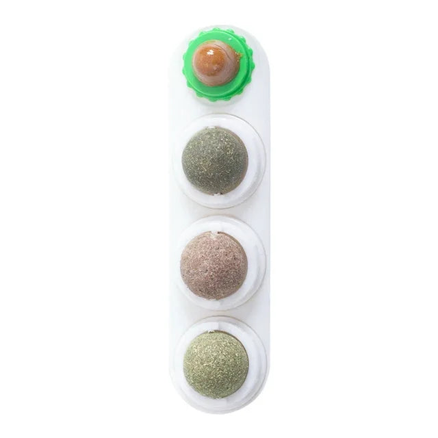 Cat Mint Ball Healthy Pet Catnip Toys - Teeth Cleaning Stick