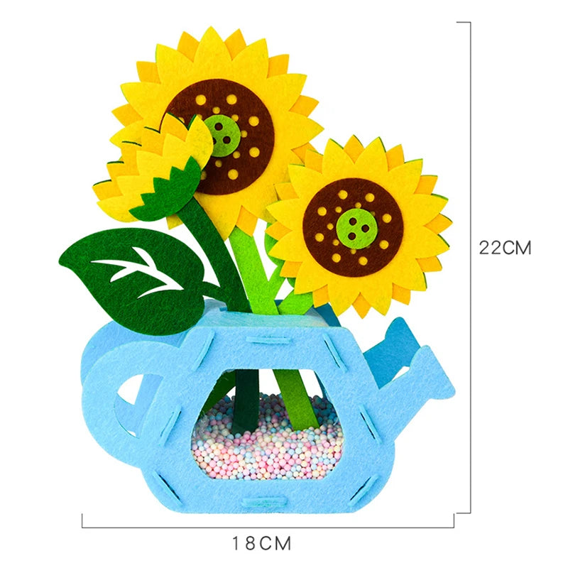 DIY Flower Toy Montessori Arts and Crafts Set