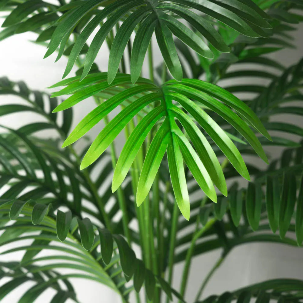 Large Artificial Palm Tree, other Tropical Plants