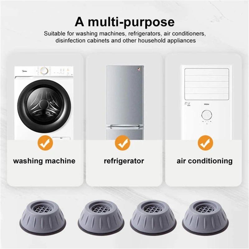 4 Pcs Rubber Anti Vibration Feet