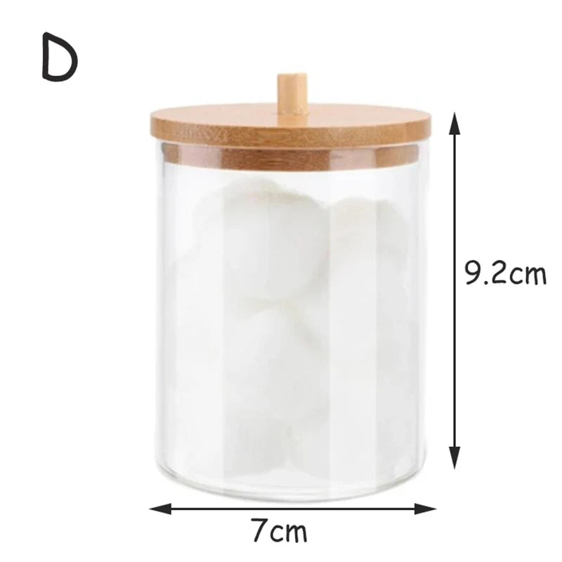 Acrylic Storage Box with Bamboo Lid
