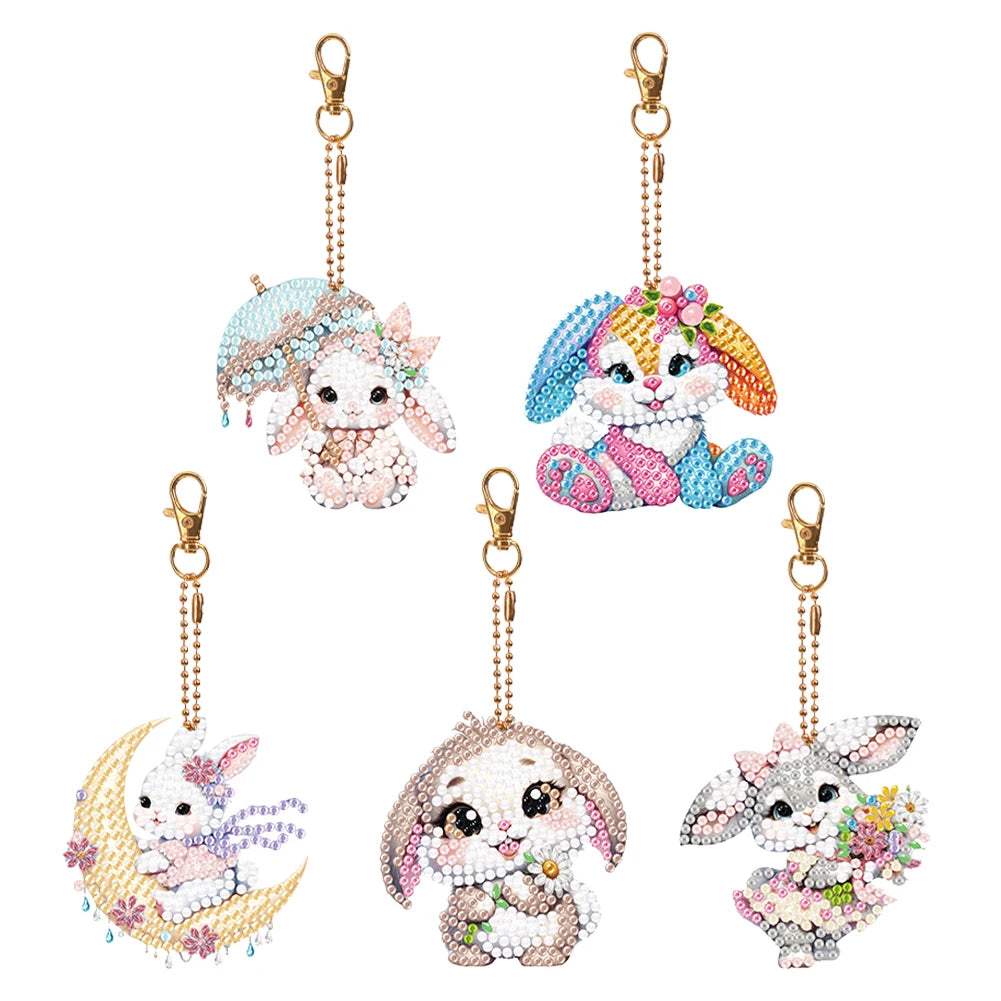 5D Diamond Painting Keychains