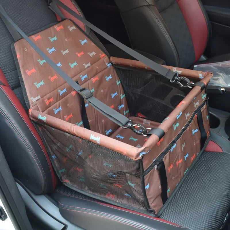 Thick Mesh Hanging Pet Travel Bag and Waterproof Mat