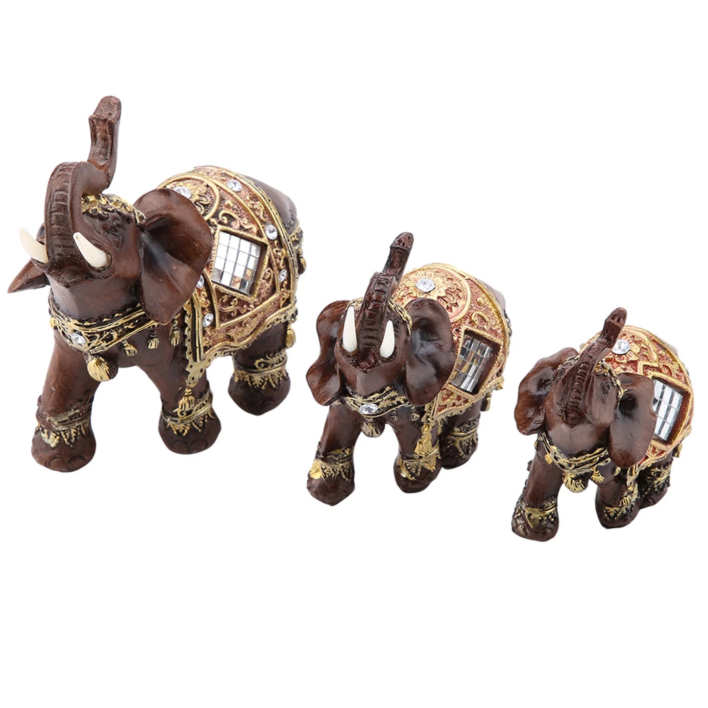 Feng Shui Elephant Sculpture – Lucky Wealth Figurine