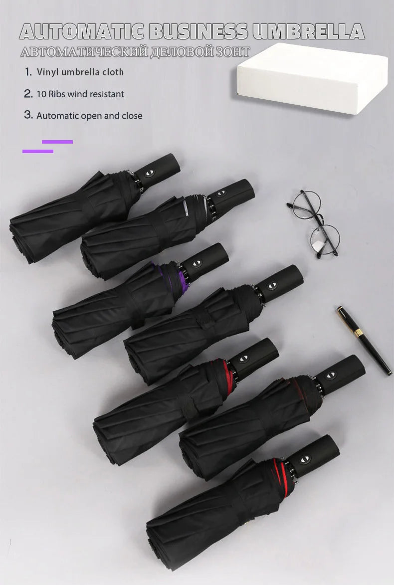 Windproof Double-Layer Fully Automatic Umbrella