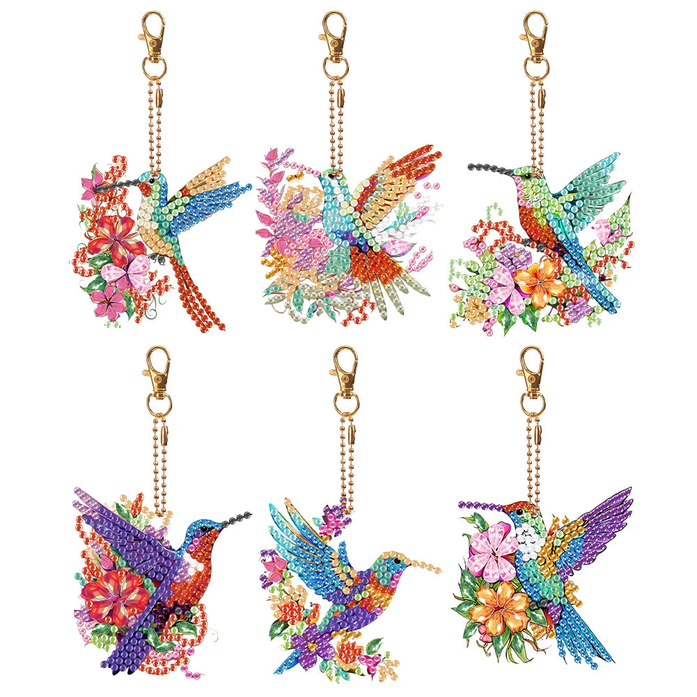 5D Diamond Painting Keychains