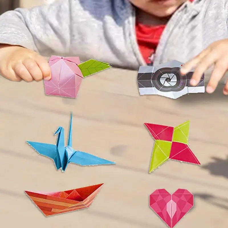 Paper Origami Craft Kit, airplanes, shapes and vehicles