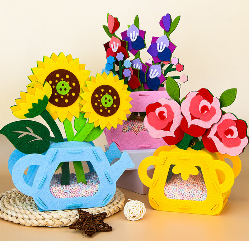 DIY Flower Toy Montessori Arts and Crafts Set