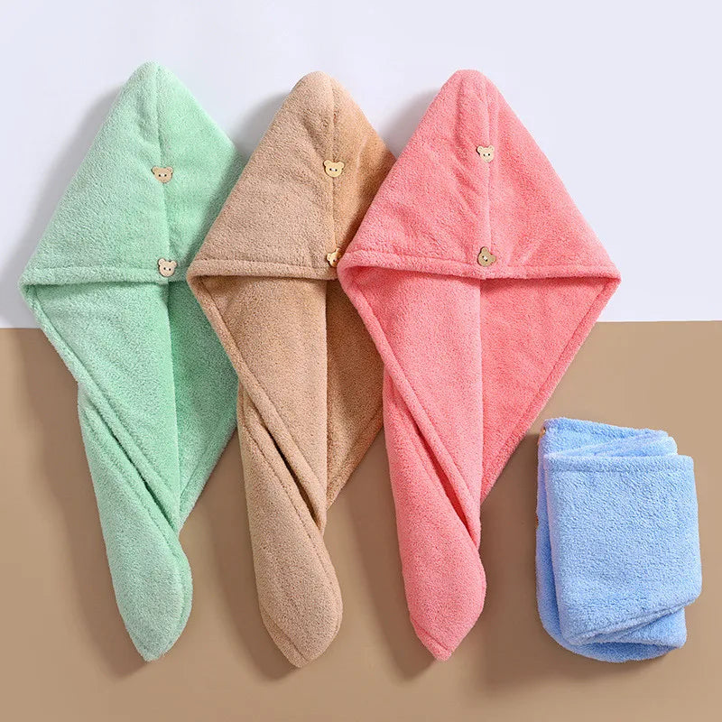 10 pc Quick Dry Hair Microfiber Towels