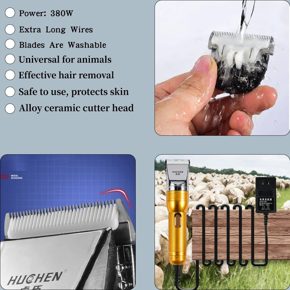 12V Cordless Pet Hair Trimmer