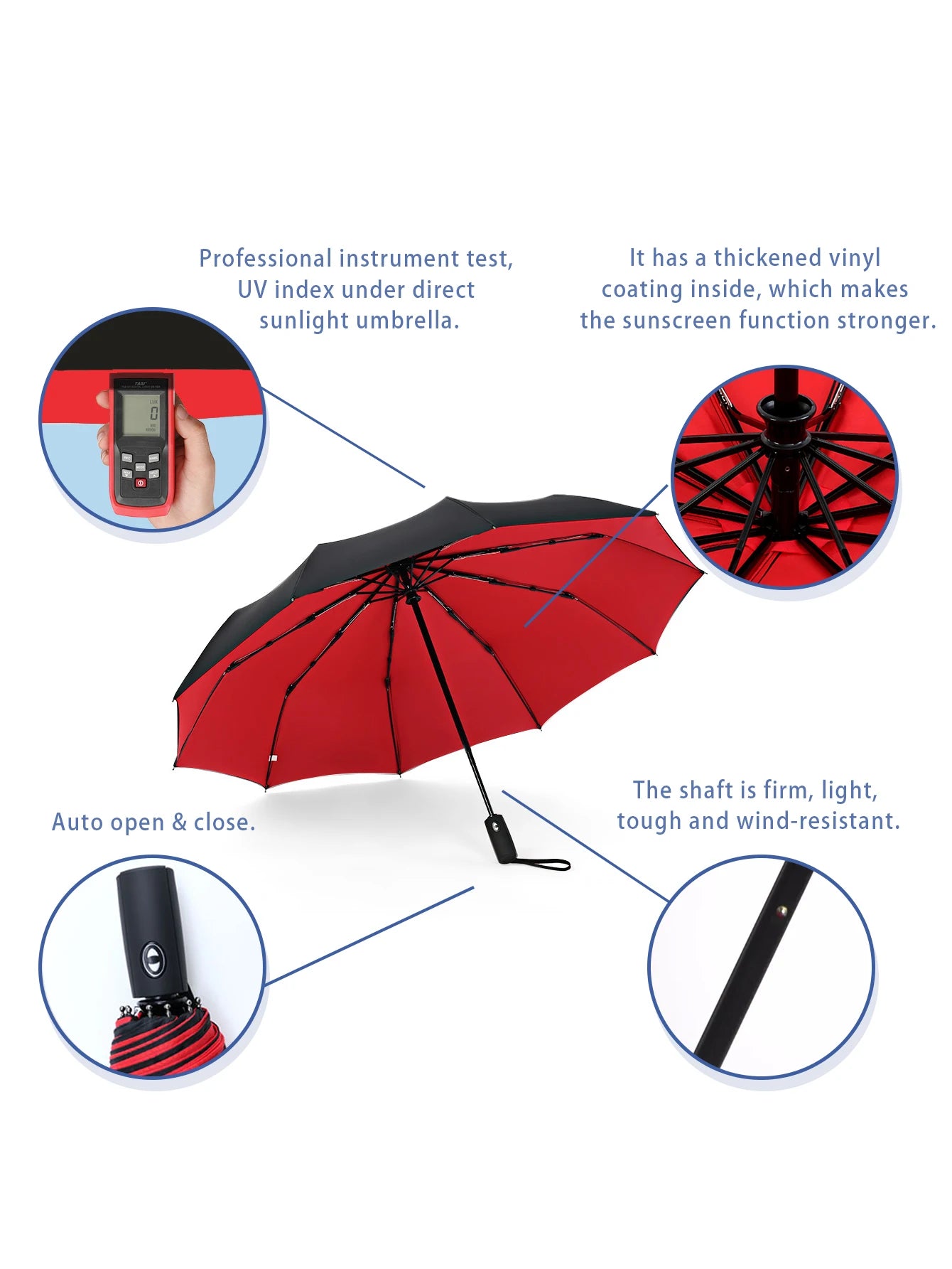 Windproof Double-Layer Fully Automatic Umbrella