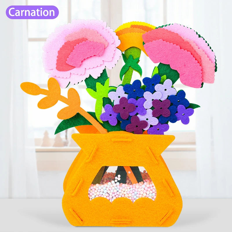 DIY Flower Toy Montessori Arts and Crafts Set