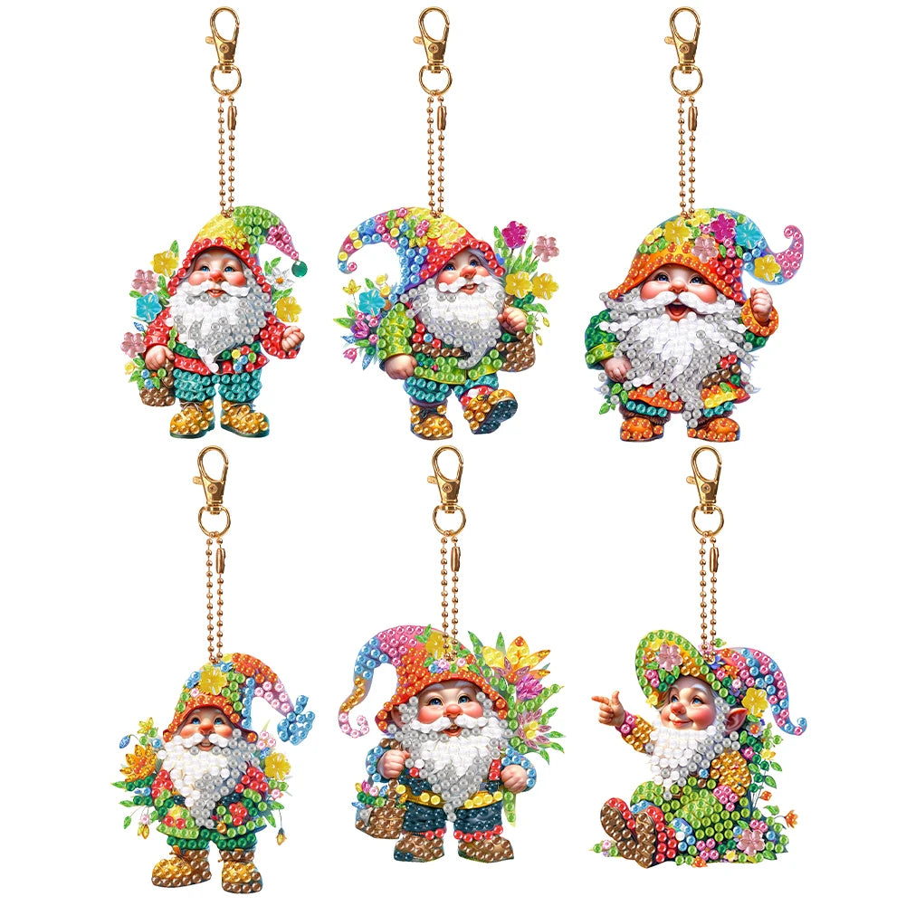 5D Diamond Painting Keychains