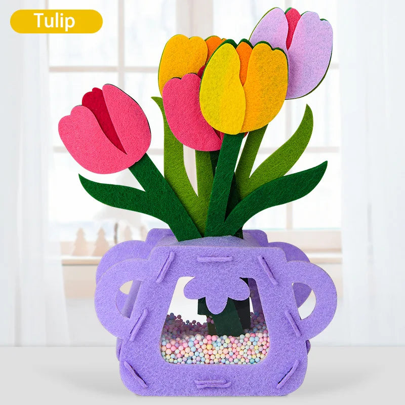 DIY Flower Toy Montessori Arts and Crafts Set