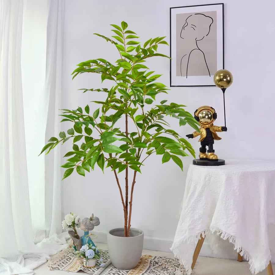Large Artificial Ficus Tree Garden Decor