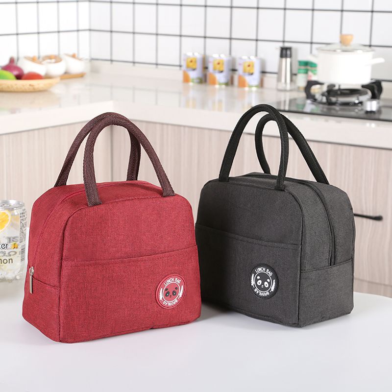 1pc Insulated Lunch Bag; Insulation Bento Pack; Aluminum Foil Rice Bag; Meal Pack; Ice Pack; Student Bento Lunch Handbag; Insulation Bag; Lunch Box Bag