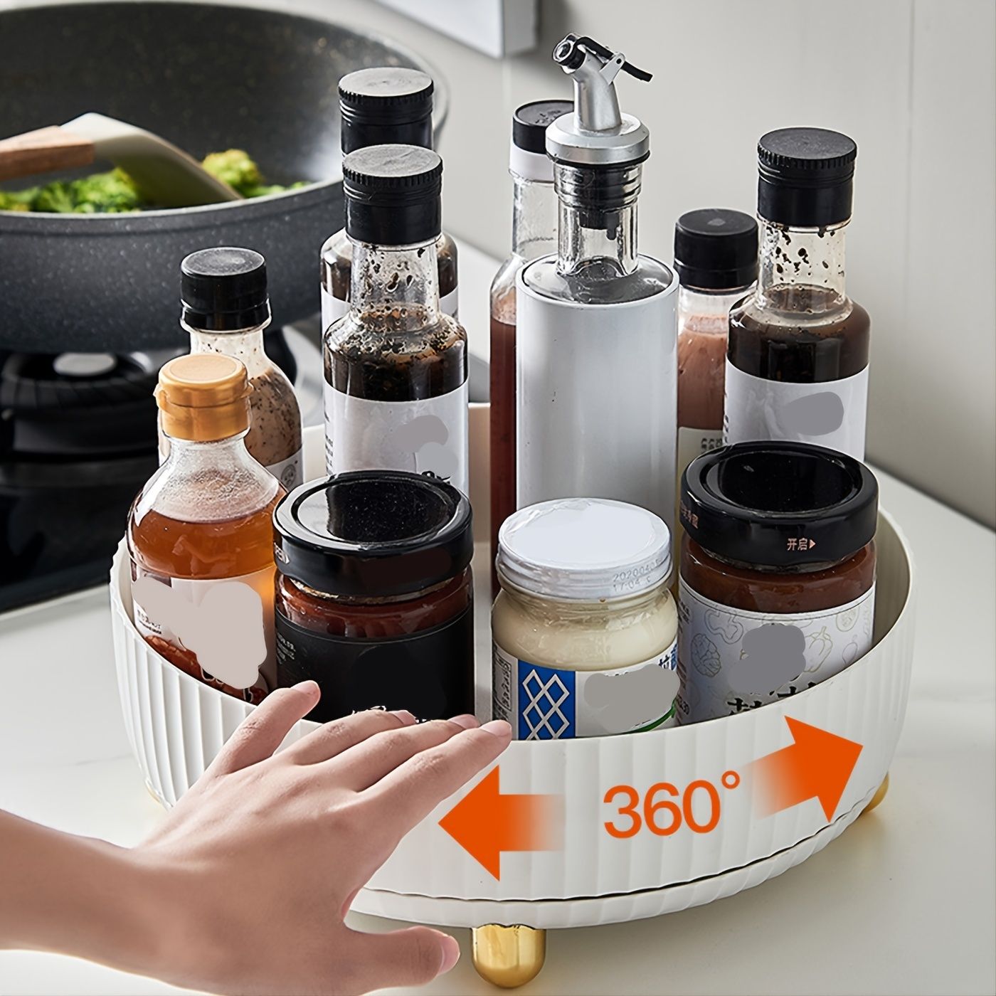 Rotatable Multi-Functional Spice Rack