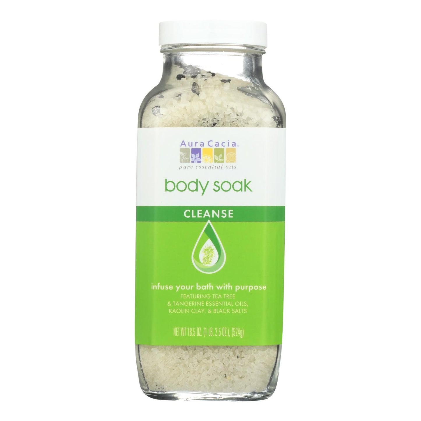 Aura Cacia - Body Soak - Cleanse - 18.5 Oz - 1 Each
