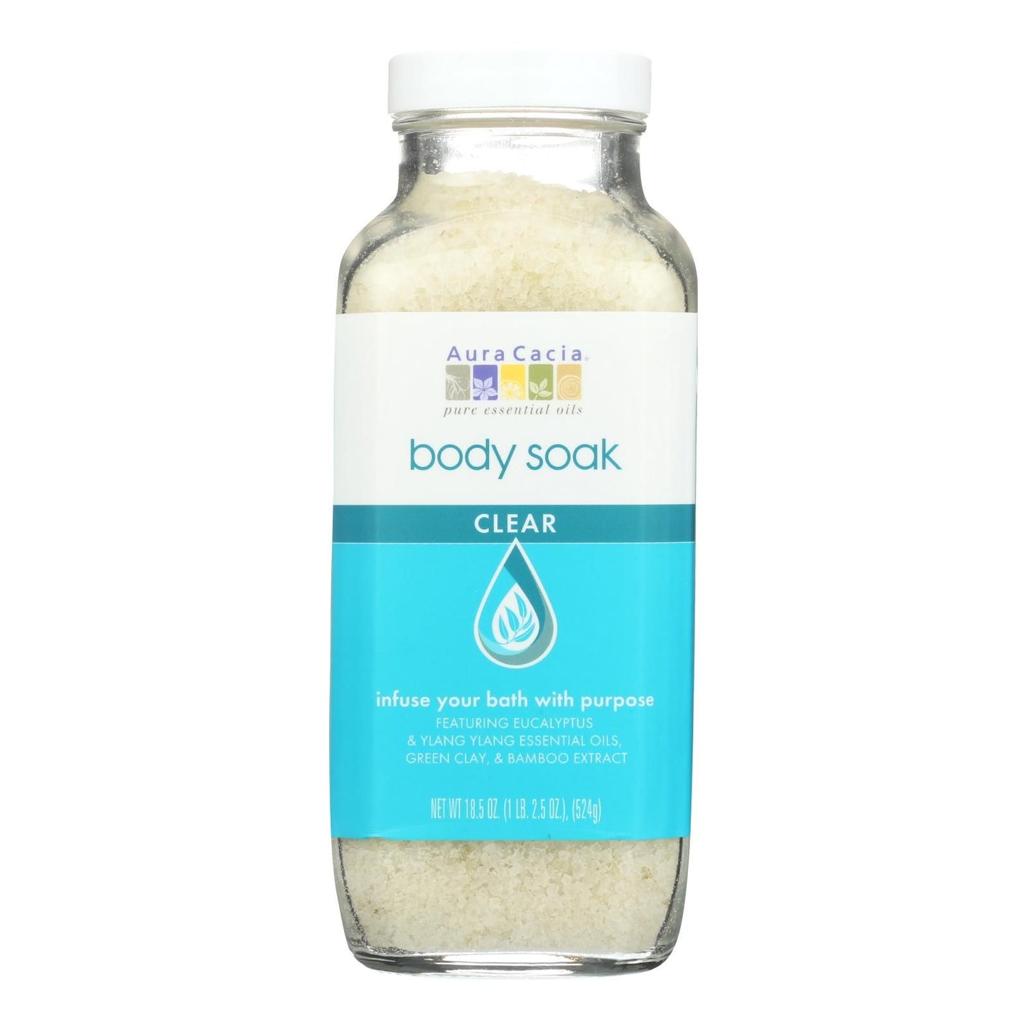 Aura Cacia - Body Soak - Clear - 18.5 Oz - 1 Each