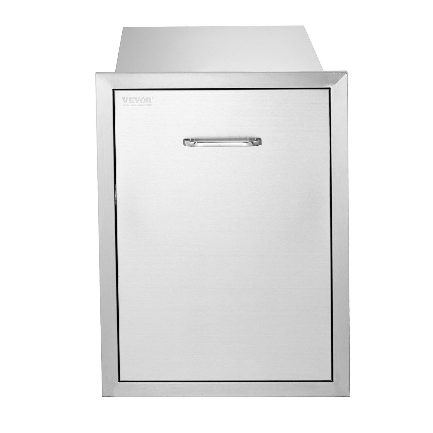 Outdoor Pull-Out Trash Drawer – Stainless Steel