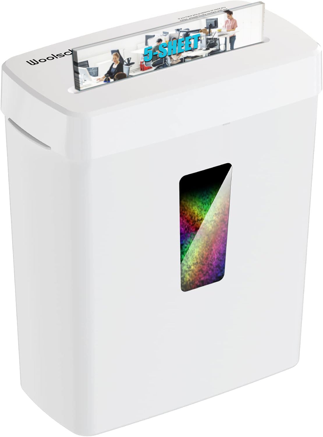 Paper Shredder, P-5 Security Level, Micro Cut Shredder for Home Office